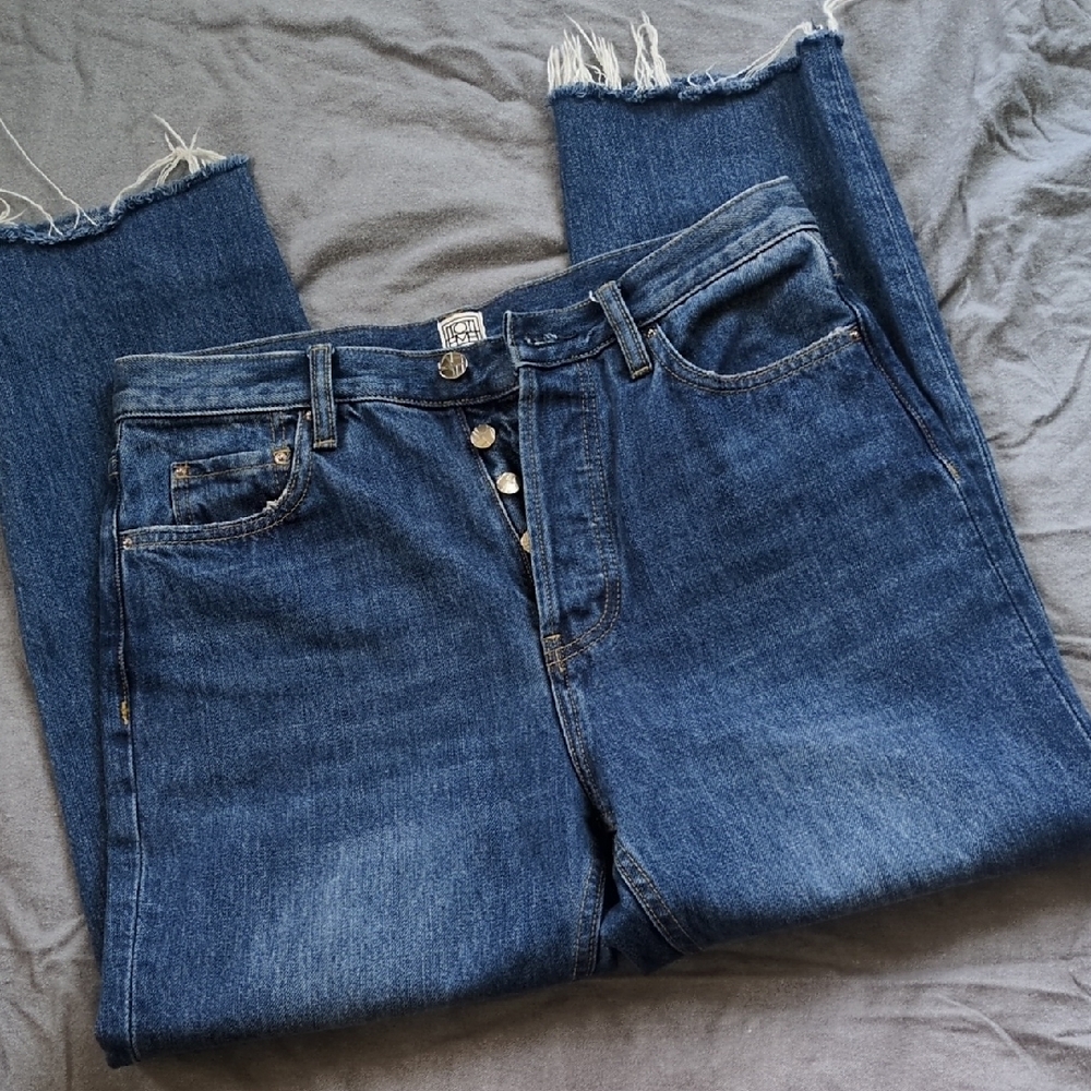 Toteme Blue Barrel Leg Denim Size 29/30